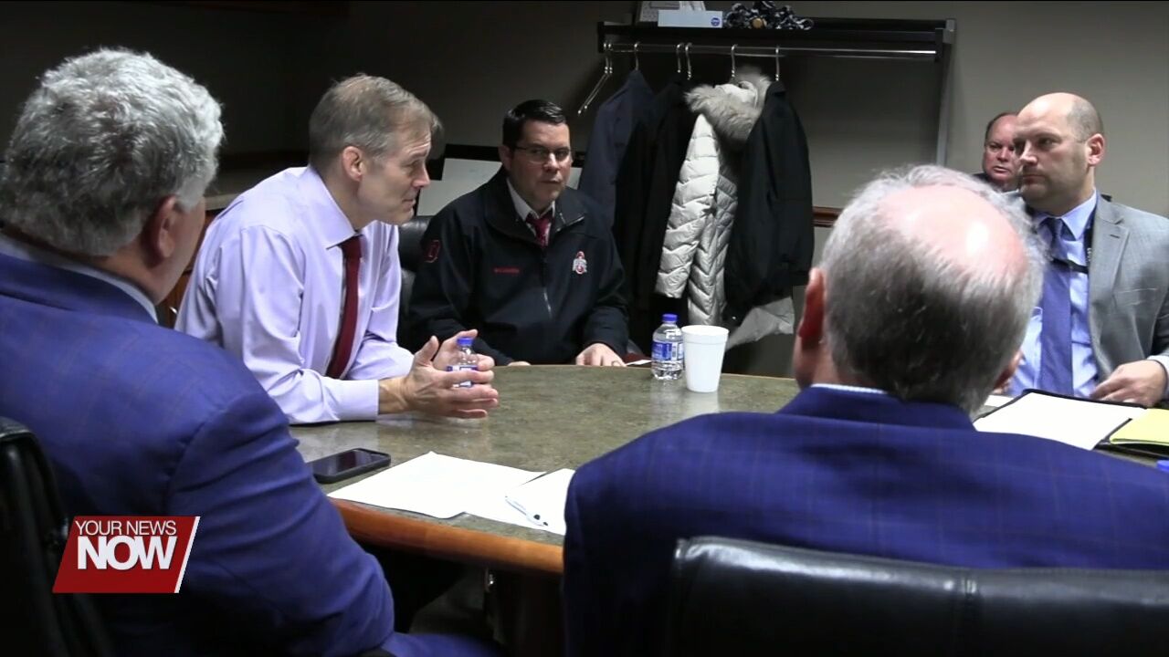 Congressman Jim Jordan makes a stop in Lima to speak with area business leaders